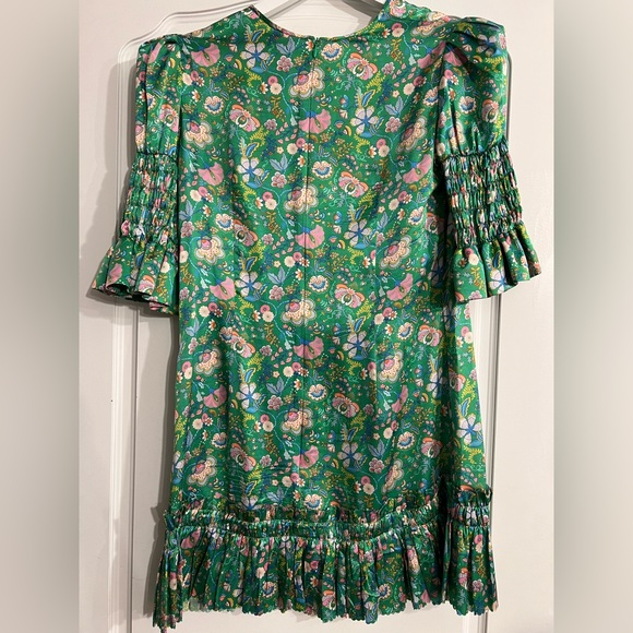 The Vampires Wife Floral Silk Mini Dress - Picture 9 of 14